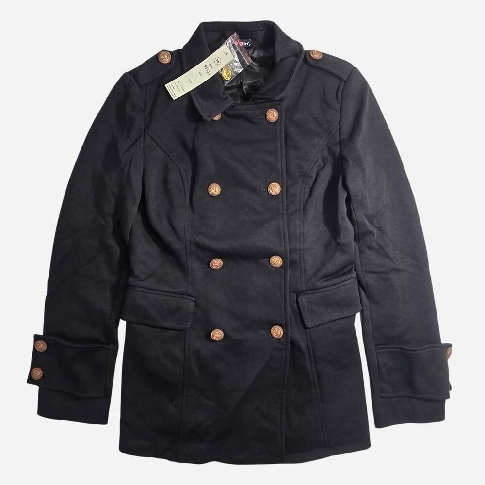 Women's Military Style Coat - M
